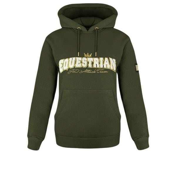 Bluza jeździecka damska JD ATTACK Equestri. Czerwone bluzy JD ATTACK, l, bez wzorów, z bawełny, bez kaptura. Za 229.00 zł.