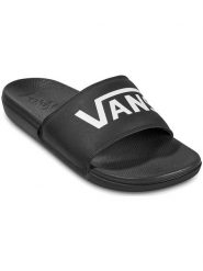 Vans Klapki "La Costa" w kolorze czarnym rozmiar: 39. Czarne klapki Vans, bez wzorów, z otwartym noskiem, bez obcasa. Za 123.45 zł.