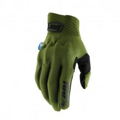 Rękawiczki rowerowe 100% Cognito Smart Shock. Zielone rękawiczki 100%, bez wzorów, sportowe. Za 119.99 zł.