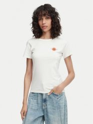 HUGO T-Shirt Deloris 5 50571074 Biały Regular Fit. Białe t-shirty Hugo, m, bez wzorów, z bawełny, bez kołnierzyka, bez ramiączek. Za 254.99 zł.