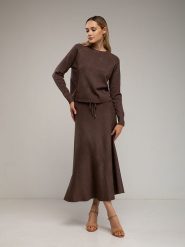 Tantra Spódnica w kolorze brązowym rozmiar: onesize. Brązowe spódnice Tantra, bez wzorów, maxi. Za 165.99 zł.