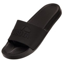 Kubota Klapki Basenowe Basic Plain. Czarne klapki Kubota, bez wzorów, bez obcasa. Za 99.99 zł.