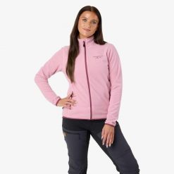 Bluza polarowa turystyka damska Swedemount Stryn Fleece szybkoschnąca. Czerwone bluzy SWEDEMOUNT, na zimę, bez wzorów, z polaru, bez kaptura. Za 169.99 zł.