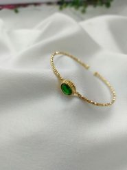WOOW Pozłacana bransoletka z cyrkonią rozmiar: onesize. Żółte bransoletki WOOW, z cyrkonią, pozłacane. Za 57.20 zł.