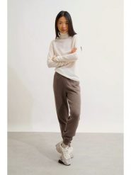 AUTHENTIC CASHMERE Kaszmirowy golf "Bise" w kolorze kremowym rozmiar: S. Brązowe golfy AUTHENTIC CASHMERE, s, bez wzorów, z kaszmiru, bez ramiączek. Za 369.99 zł.