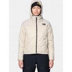 Płaszcz Zimowy Damski Mountain Hardwear Powder Maven. Białe płaszcze Mountain Hardwear, na zimę, bez wzorów, z puchu, bez kaptura. Za 999.00 zł.