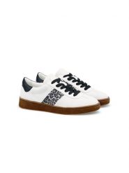 LLOYD Skórzane sneakersy w kolorze biało-czarnym rozmiar: 38. Białe trampki LLOYD, bez wzorów, bez zapięcia. Za 302.18 zł.