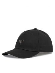 Guess Czapka z daszkiem AW5608 COT01 Czarny. Czarne czapki Guess, z aplikacjami, z bawełny. Za 154.99 zł.