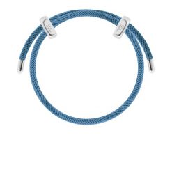 Bransoletka Liana, posrebrzana w kolorze jeansowym. Bransoletki Lilou, posrebrzane. Za 139.00 zł.