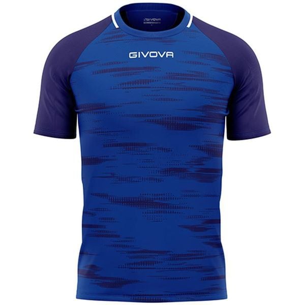 Koszulka sportowa Givova Pixel Royal-Blue 3XL. Niebieskie bluzki Givova, bez wzorów, bez ramiączek, do piłki nożnej. Za 68.30 zł.