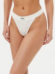 HUGO Stringi Red Label 50492326 Écru. Czerwone stringi Hugo, bez wzorów, z bawełny. Za 59.99 zł.
