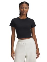 Under Armour Koszulka sportowa w kolorze czarnym rozmiar: S. Czarne koszulki sportowe Under Armour, bez wzorów, bez ramiączek, outdoorowe. Za 79.99 zł.