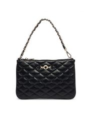 Guess Torebka PW7587 P6474 Czarny. Czarne kopertówki Guess, z aplikacjami, ze skóry, bez dodatków. Za 264.99 zł.