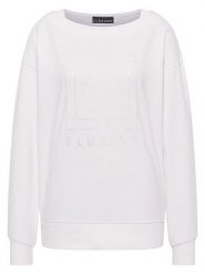 ELBSAND Bluza "Fenja" w kolorze białym rozmiar: M. Białe bluzy ELBSAND, m, bez wzorów, bez kaptura. Za 158.95 zł.