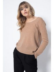 Perfect Cashmere Kaszmirowy sweter "Lindsay" w kolorze beżowym rozmiar: XL. Brązowe swetry Perfect Cashmere, xl, bez wzorów, z kaszmiru, bez ramiączek. Za 395.95 zł.