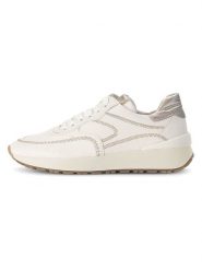 Gabor Skórzane sneakersy w kolorze kremowym rozmiar: 40,5. Brązowe trampki Gabor, bez wzorów, bez zapięcia. Za 219.08 zł.