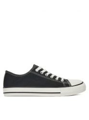 DeeZee Trampki FG-2913 Czarny. Czarne trampki DeeZee, bez wzorów, z materiału, bez zapięcia. Za 79.99 zł.