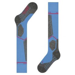 Damskie skarpety kompresyjne Falke SK4 Advanced. Niebieskie skarpety Falke, bez wzorów. Za 237.00 zł.