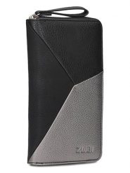 Zwei Portfel w kolorze czarno-srebrnym - 11 x 20 x 3 cm rozmiar: onesize. Czarne portfele Zwei, bez wzorów, z materiału. Za 136.78 zł.