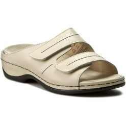 Klapki Berkemann. Brązowe klapki Berkemann, bez wzorów, bez obcasa. Za 319.99 zł.