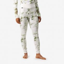 Legginsy termoaktywne narciarskie damskie Wedze BL 500. Bielizna sportowa WED'ZE, m, bez wzorów, z elastanu, długie. W wyprzedaży za 34.99 zł.