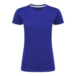 Idealna Koszulka Damska. Niebieskie bluzki SG, xs, bez wzorów, sportowe, bez kołnierzyka, bez ramiączek. Za 34.99 zł.