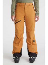 O`Neill Spodnie narciarskie "GTX Psycho Tech" w kolorze musztardowym rozmiar: XS. Żółte spodnie dresowe s, bez wzorów, z gore-texu, narciarskie, gore-tex. Za 503.95 zł.