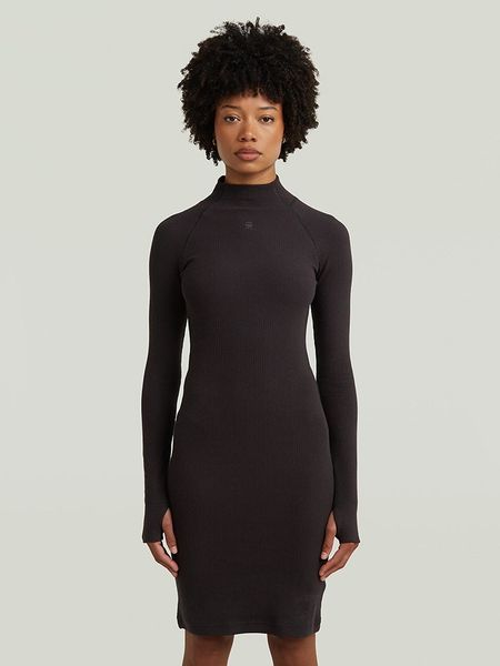 G-Star Sukienka w kolorze czarnym rozmiar: M. Czarne sukienki G-Star, m, bez wzorów, retro, bez kołnierzyka, bez ramiączek, midi. Za 256.70 zł.