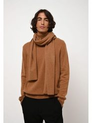 AUTHENTIC CASHMERE Kaszmirowy szal "Vaymont" w kolorze jasnobrązowym - 200 x 30 cm rozmiar: onesize. Brązowe szaliki AUTHENTIC CASHMERE, bez wzorów, z kaszmiru. Za 269.75 zł.