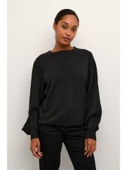 Kaffe Sweter "Alone" w kolorze czarnym rozmiar: M. Czarne swetry Kaffe, m, bez wzorów, bez ramiączek. Za 149.95 zł.
