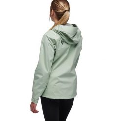 Kurtka Przeciwdeszczowa Damska Black Diamond Stormline Stretch Anorak. Zielone kurtki sportowe Black Diamond, xs, bez wzorów, bez kaptura, trekkingowe. Za 455.99 zł.