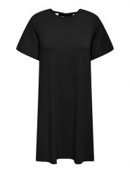 ONLY Sukienka "Reba" w kolorze czarnym rozmiar: XS. Czarne sukienki Only, na co dzień, xs, bez wzorów, bez kołnierzyka, bez ramiączek, midi, proste. Za 32.98 zł.
