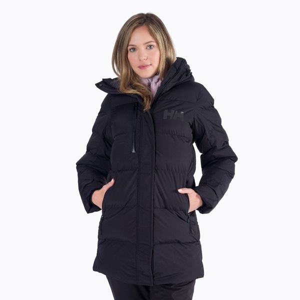 Kurtka puchowa damska Helly Hansen Adore Puffy Parka. Czarne kurtki Helly Hansen, na zimę, bez wzorów, z puchu, bez kaptura. Za 1,099.00 zł.