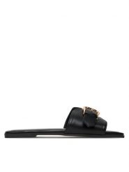 JENNY Klapki RS24SS03-160 Czarny. Czarne klapki Jenny, bez wzorów, z materiału, bez obcasa. Za 79.99 zł.