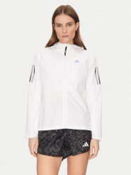 Adidas Kurtka do biegania Own The Run IK7445 Biały Regular Fit. Białe kurtki sportowe Adidas, s, bez wzorów, z syntetyku, bez kaptura, do biegania. Za 239.99 zł.
