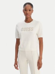 Guess Sweter W6RR47 Z2NQ2 Écru Regular Fit. Swetry Guess, xl, z aplikacjami, z wiskozy, bez ramiączek. Za 299.99 zł.