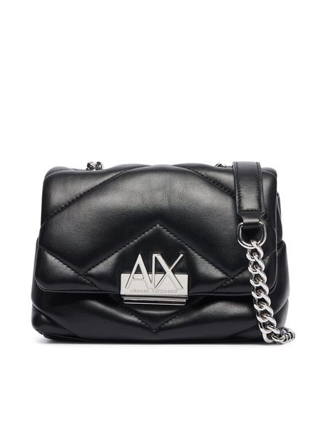 Armani Exchange Torebka XW000357 AF26568 UC001 Czarny. Czarne listonoszki Armani Exchange, bez wzorów, ze skóry, bez dodatków. Za 526.99 zł.