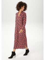 Aniston Sukienka w kolorze różowo-czarnym rozmiar: 46. Czarne sukienki Aniston, bez wzorów, bez kołnierzyka, bez ramiączek, maxi. Za 65.99 zł.