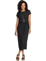WITT WEIDEN Sukienka w kolorze czarnym rozmiar: 48. Czarne sukienki WITT WEIDEN, na co dzień, bez wzorów, z tkaniny, bez kołnierzyka, bez ramiączek, midi, proste. Za 65.23 zł.