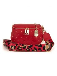 Anna Morellini Skórzana torebka "Domenica" w kolorze czerwonym - 19 x 15 x 8 cm rozmiar: onesize. Czerwone torby na ramię Anna Morellini, bez wzorów, z materiału, na ramię, bez dodatków. Za 217.99 zł.