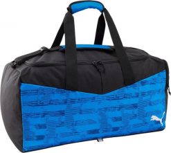 Torba podróżna Puma individualRISE Medium. Niebieskie torby na ramię Puma, bez wzorów, z materiału, sportowe, na ramię, bez dodatków. Za 141.99 zł.
