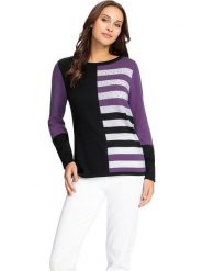 WITT WEIDEN Sweter w kolorze fioletowym rozmiar: 40. Różowe swetry WITT WEIDEN, bez wzorów, ze splotem, bez ramiączek. Za 140.53 zł.