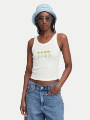 Billabong Top Day Trip EBJZT00456 Kremowy Regular Fit. Białe topy Billabong, xs, bez wzorów, z bawełny, bez kołnierzyka, bez ramiączek. Za 159.99 zł.