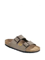 Birkenstock Klapki "Arizona" w kolorze szarym rozmiar: 45. Szare klapki Birkenstock, bez wzorów, bez obcasa. Za 384.83 zł.