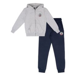 Bluza z kaptur na czas wolny na co dzień. Niebieskie bluzy LEONE 1947 APPAREL, bez wzorów, z bawełny, bez kaptura. W wyprzedaży za 112.15 zł.