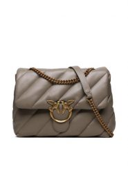 Pinko Torebka Love Big Puff Cl . AI 23-24 PLTT 100037 A0F2 Szary. Szare torebki klasyczne Pinko, bez wzorów, ze skóry, bez dodatków. Za 1,529.00 zł.