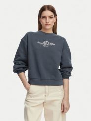 Tommy Hilfiger Bluza Crest Embroidery WW0WW48733 Granatowy Relaxed Fit. Niebieskie bluzy TOMMY HILFIGER, s, bez wzorów, z bawełny, bez kaptura. Za 529.99 zł.