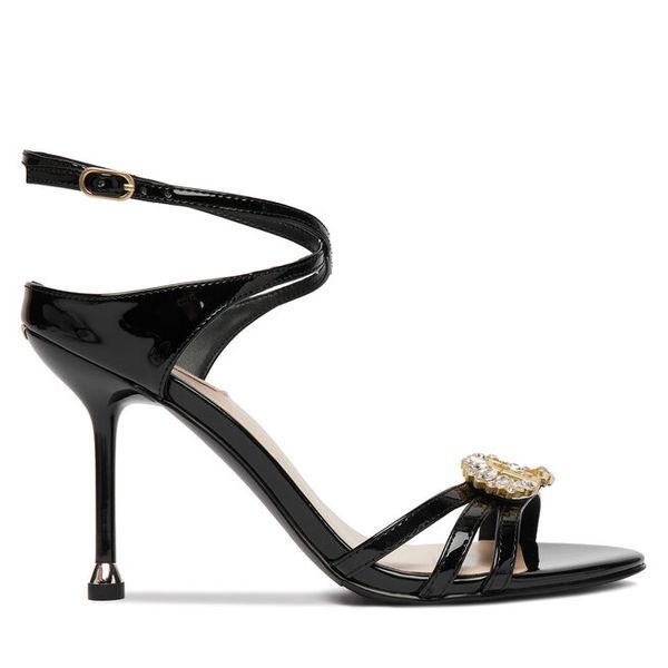 Sandały Liu Jo. Czarne sandały Liu Jo, bez wzorów, bez obcasa, na szpilce, bez zapięcia. Za 769.99 zł.