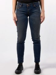 Diesel Clothes Dżinsy "Gracey"- Slim fit - w kolorze granatowym rozmiar: W24/L32. Niebieskie jeansy Diesel Clothes, l, z aplikacjami. Za 141.19 zł.