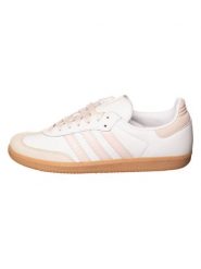 Adidas Skórzane sneakersy "Samba OG" w kolorze białym rozmiar: 43 1/3. Białe trampki Adidas, bez wzorów, bez zapięcia. Za 356.61 zł.